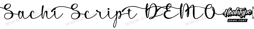 Sachi Script DEMO字体转换